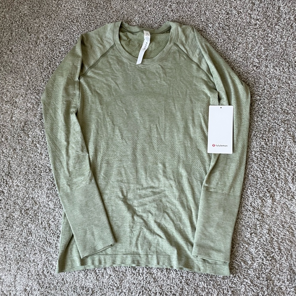 NWT Lululemon Swiftly Rosemary green 8